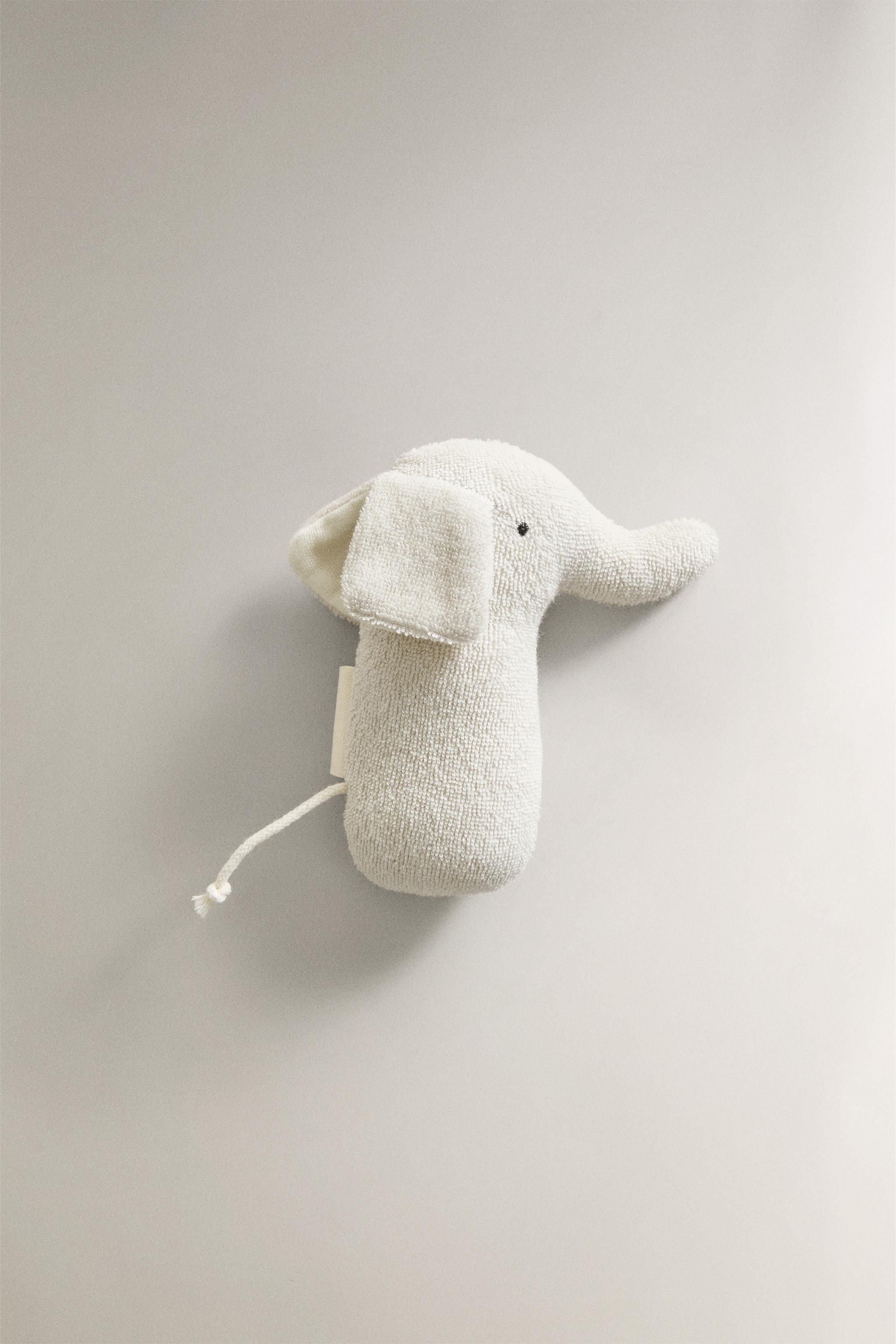 PELUCHE ENFANT HOCHET ÉLÉPHANT