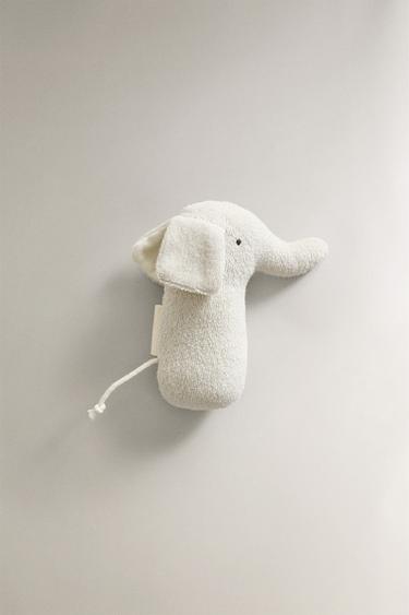 PELUCHE ENFANT HOCHET ÉLÉPHANT - Gris de Zara