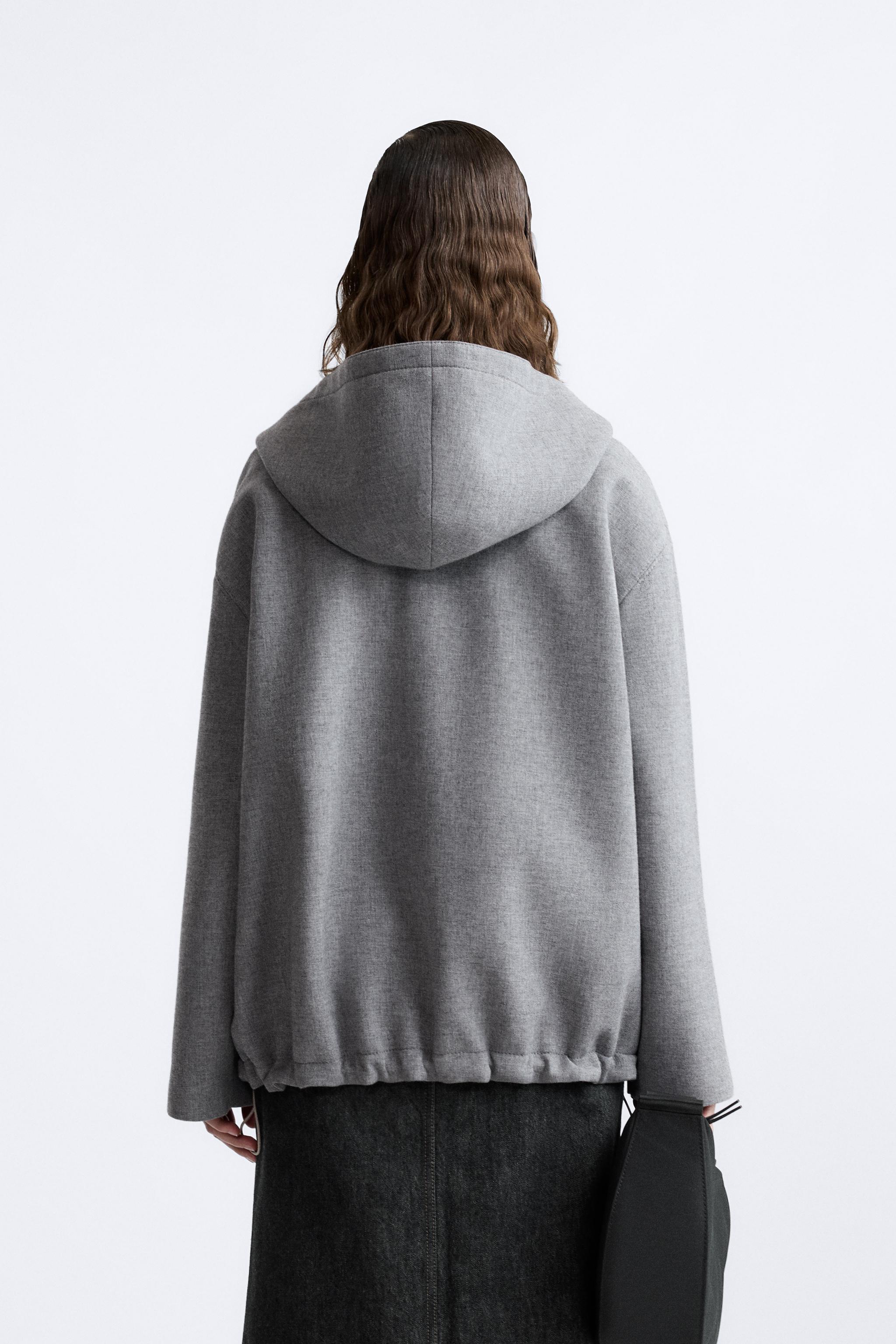 HOODED JACKET X STUDIO NICHOLSON - Grey | ZARA United Kingdom