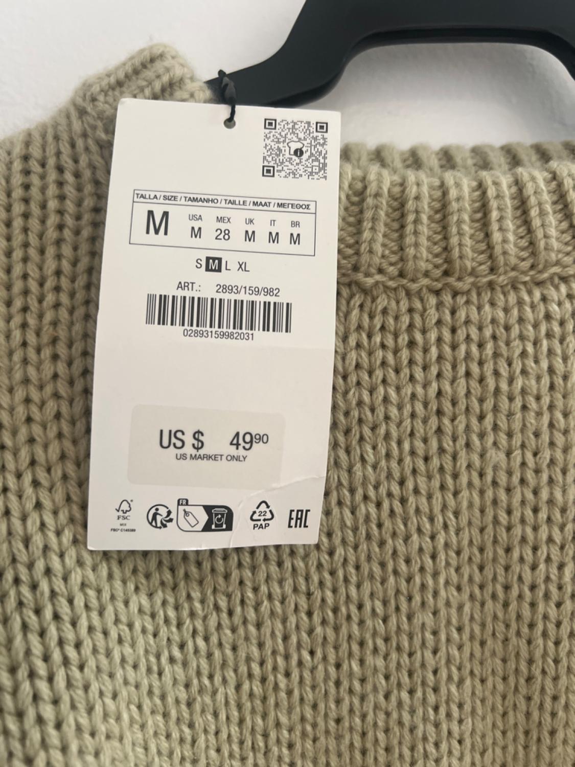 BASIC WOOL BLEND KNIT SWEATER - Image 3