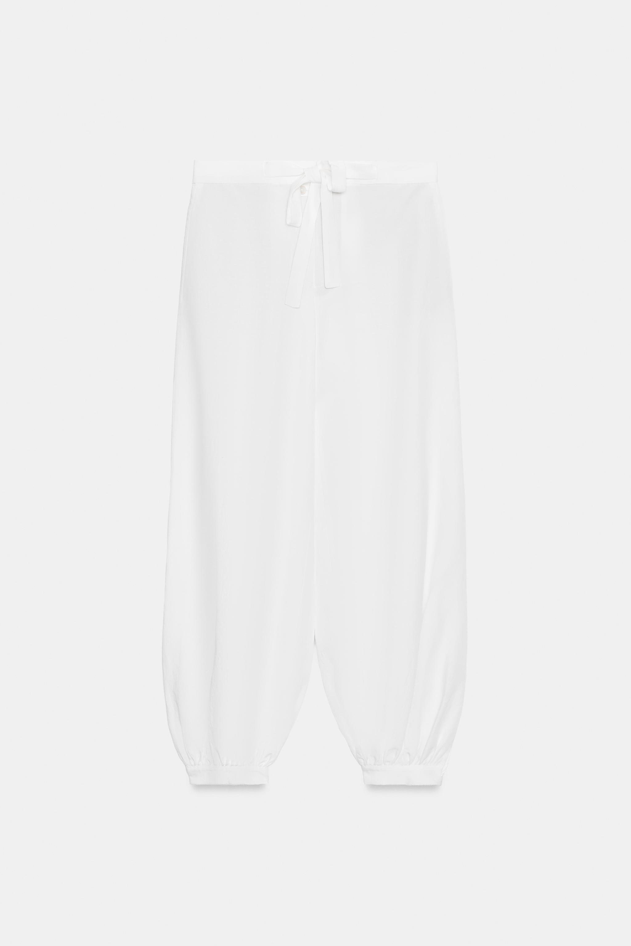 Zara ZW COLLECTION ŞALVAR PANTOLON görsel 8
