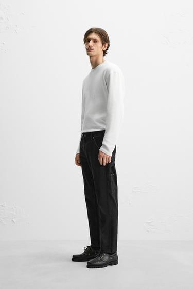 CARPENTER POCKET JEANS - Black by Zara - Image 3