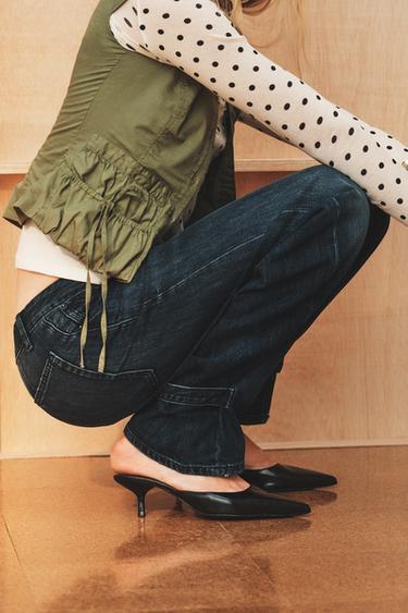 ТУФЛИ-МЮЛИ С ОТКРЫТОЙ ПЯТКОЙ — Черный от Zara