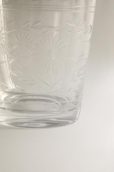 ENGRAVED GLASS TUMBLER - 990 by Zara - Image 3