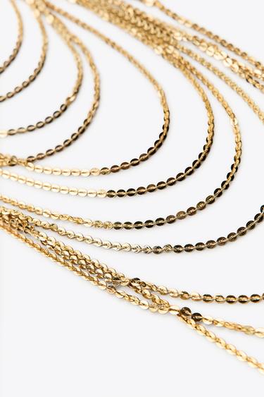COLLIER MULTICHAÎNES - Doré de Zara - Image 3
