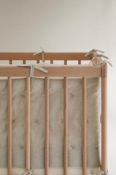 TOUR DE LIT BÉBÉ LIN - Écru de Zara - Image 2