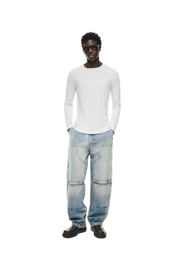 Zara mens blue jeans Clearance