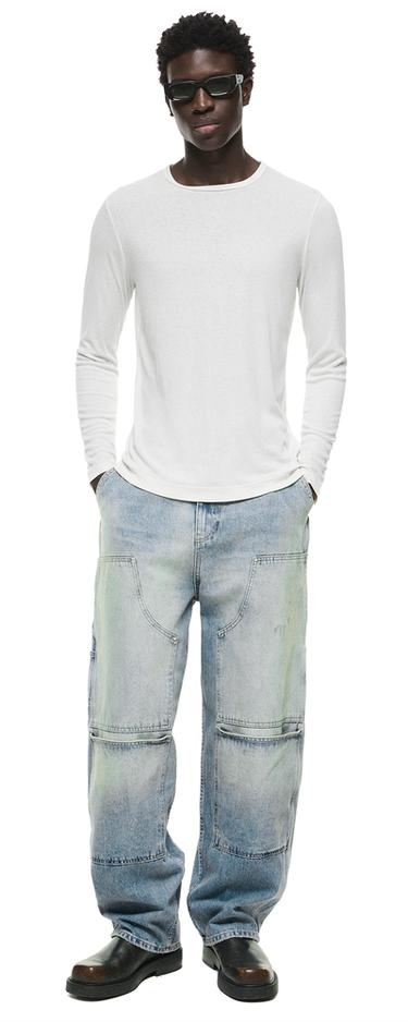 Baggy jeans with underwear - Jeans - Men