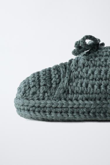 BOOTIES WITH BOW - Blue by Zara - Image 4