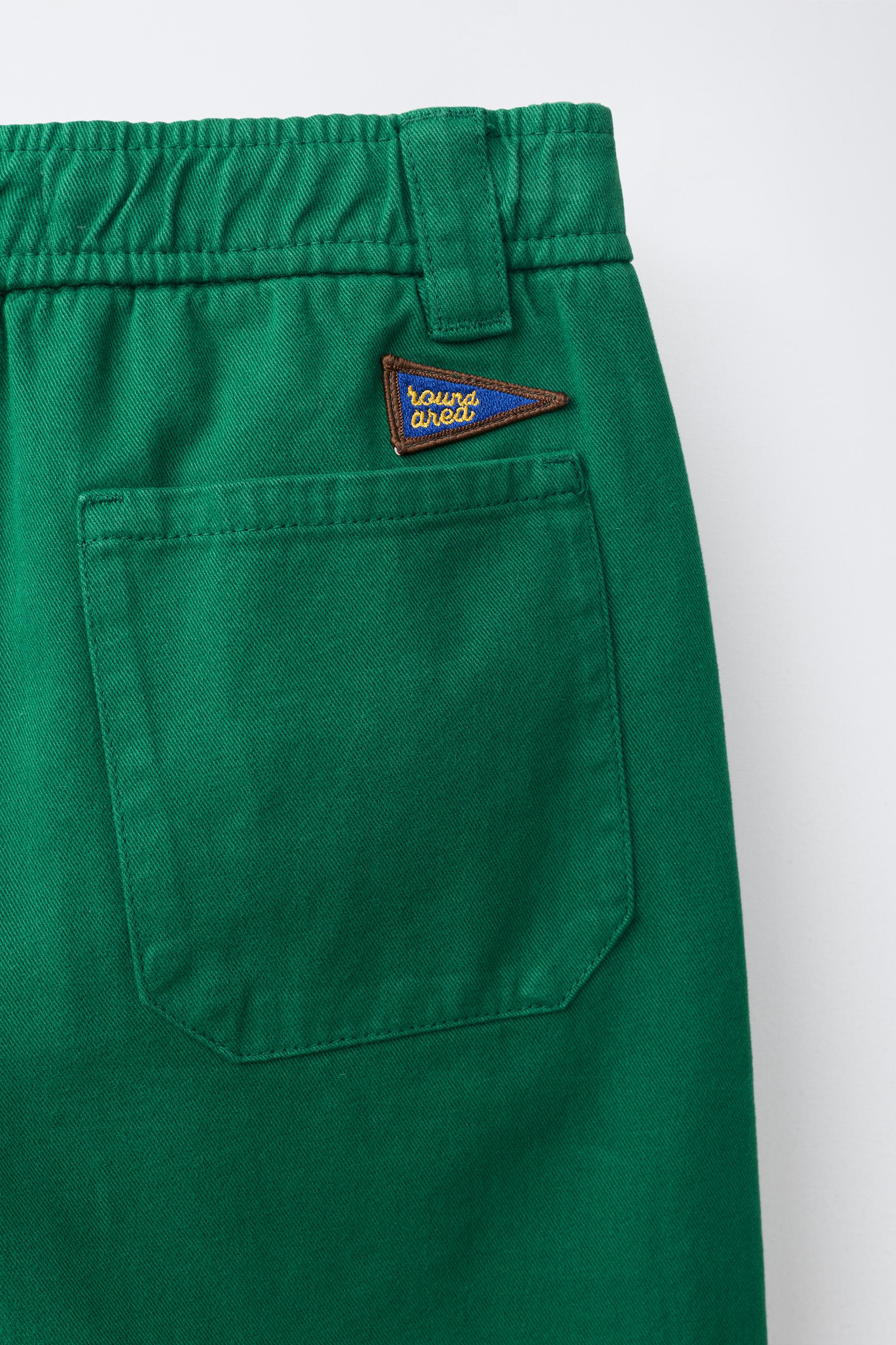 Детские брюки Zara STRAIGHT-FIT TROUSERS — фото 4