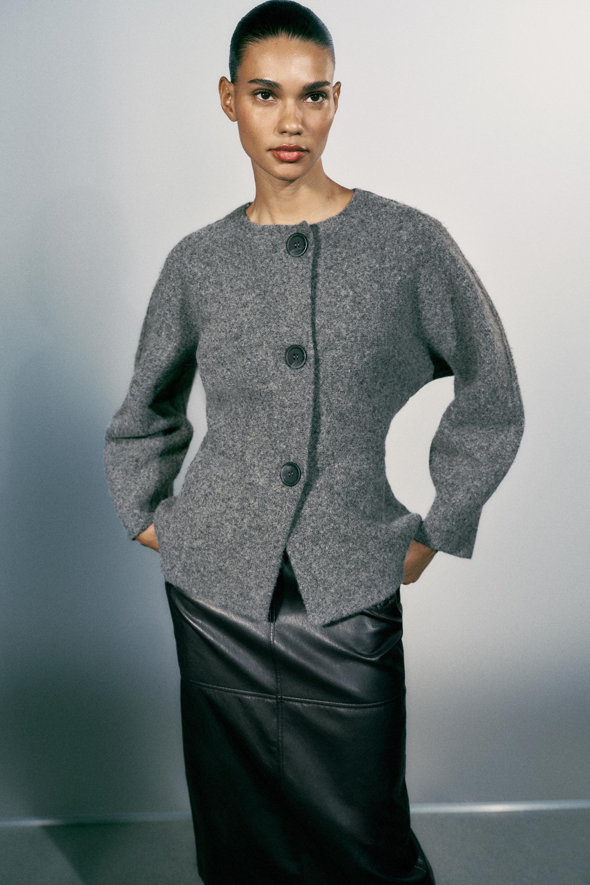 FITTED KNIT JACKET thumbnail 2