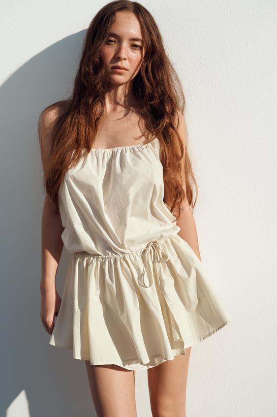 NYLON HALTER DRESS from Zara - $59.90