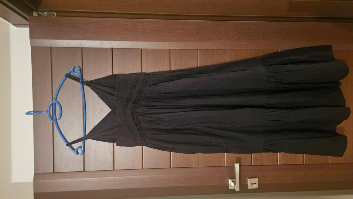 MIDI DRESS WITH LACE TRIM - Image 4