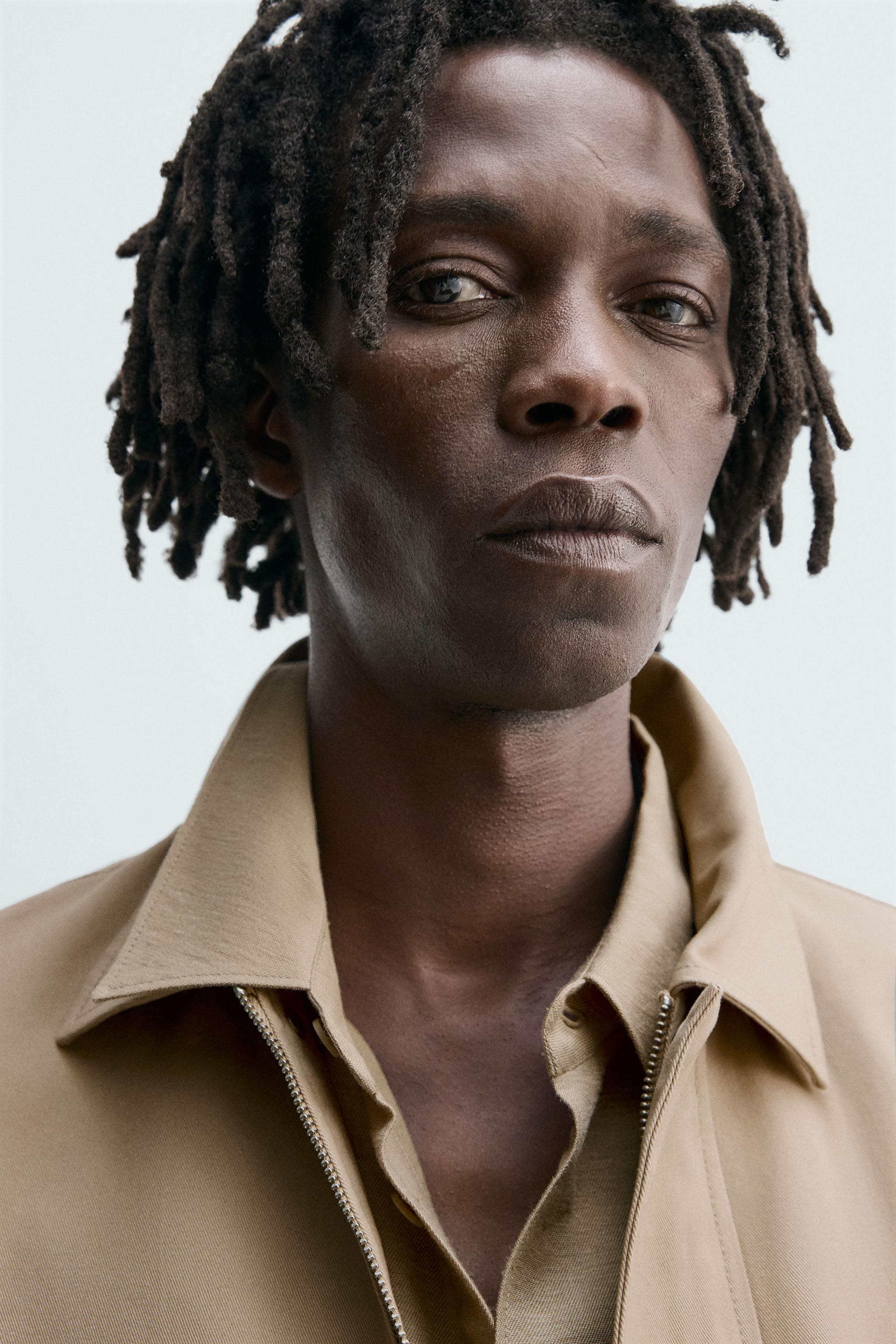 ツイルテクスチャー入りジャケット - サンド | ZARA Japan / 日本