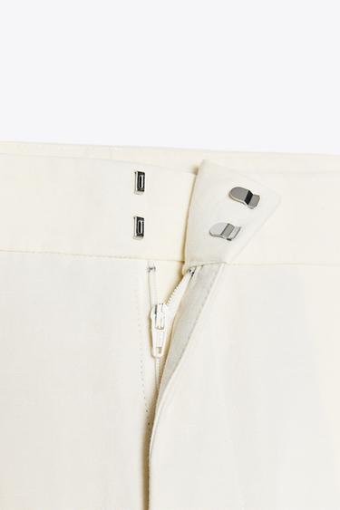 ZW COLLECTION BALLOON TROUSERS - Ecru by Zara - Image 7