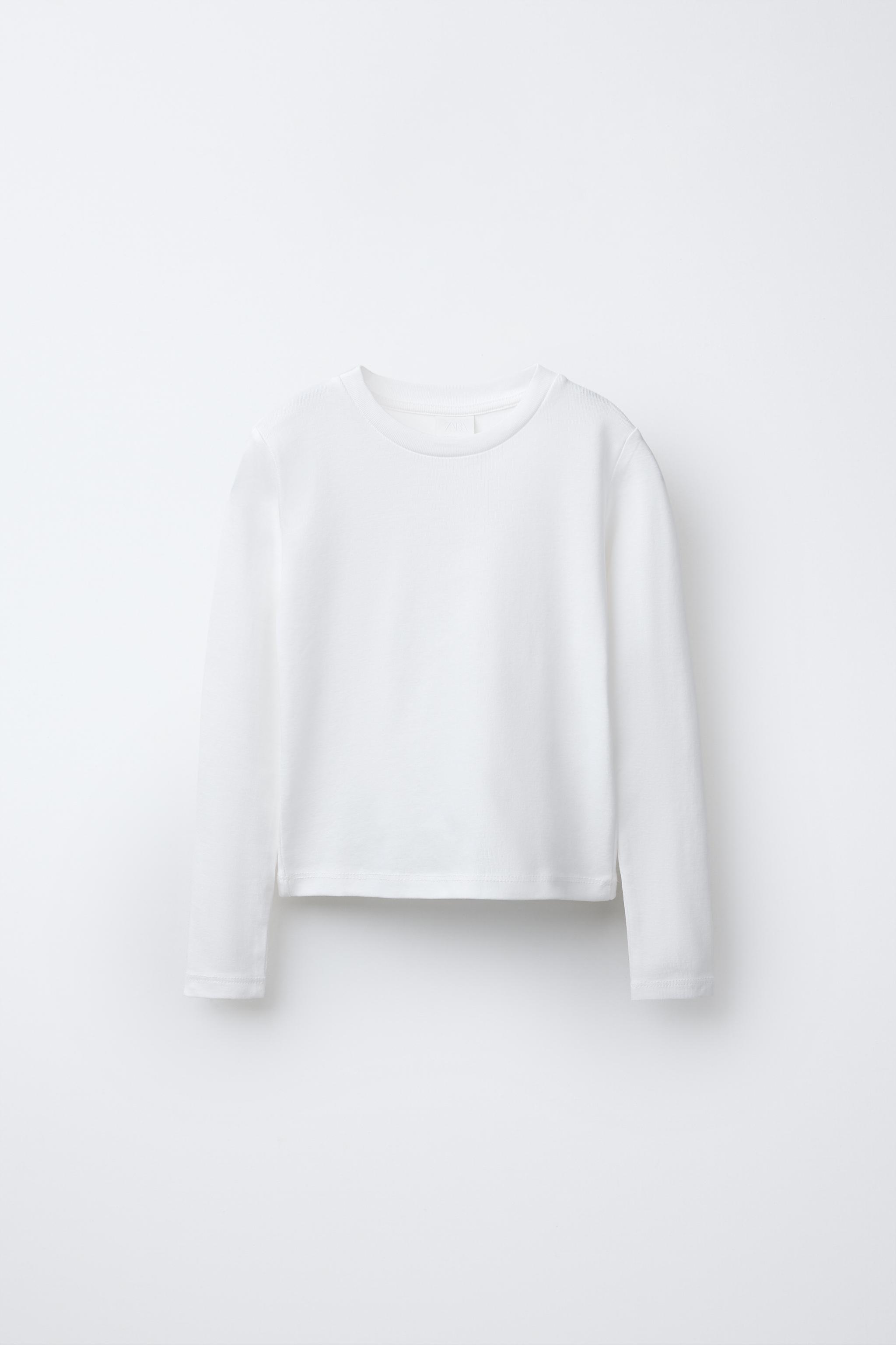 ニットトップ付きTシャツ - ブルー | ZARA Japan / 日本