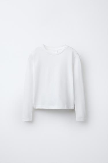 KNITTED VEST T-SHIRT - Blue by Zara - Image 1