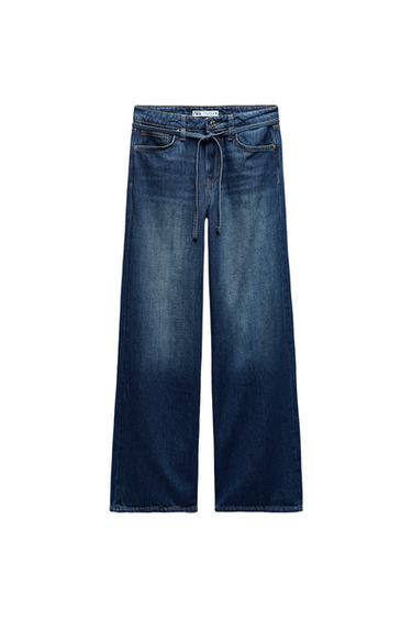 JEANS Z1975 WIDE LEG HIGH-WAIST BELT