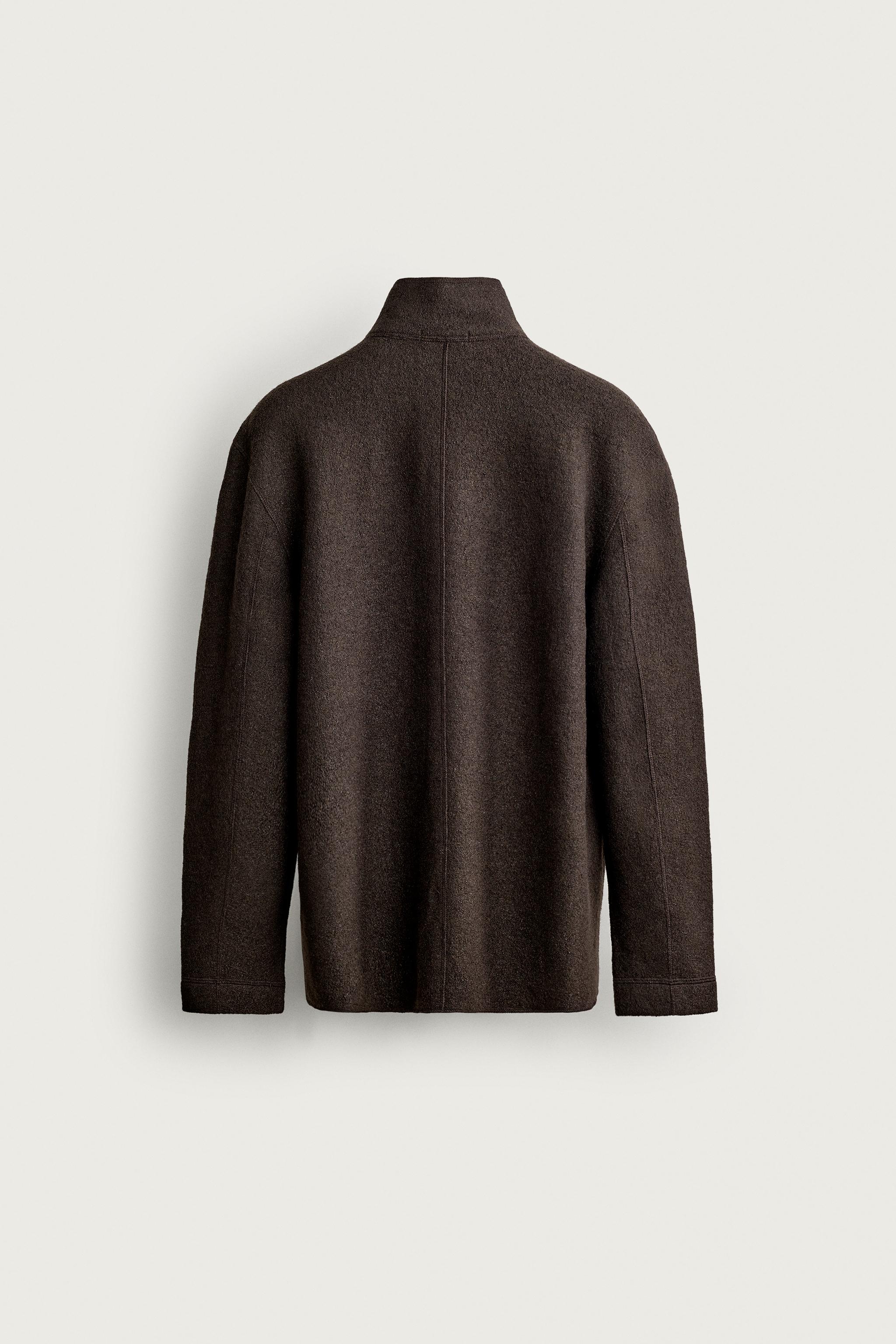 WOOL-BLEND RELAXED FIT BLAZER