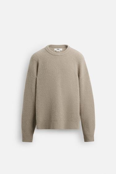 TEXTURED SWEATER - LIMITED EDITION - Beige by Zara - Image 5
