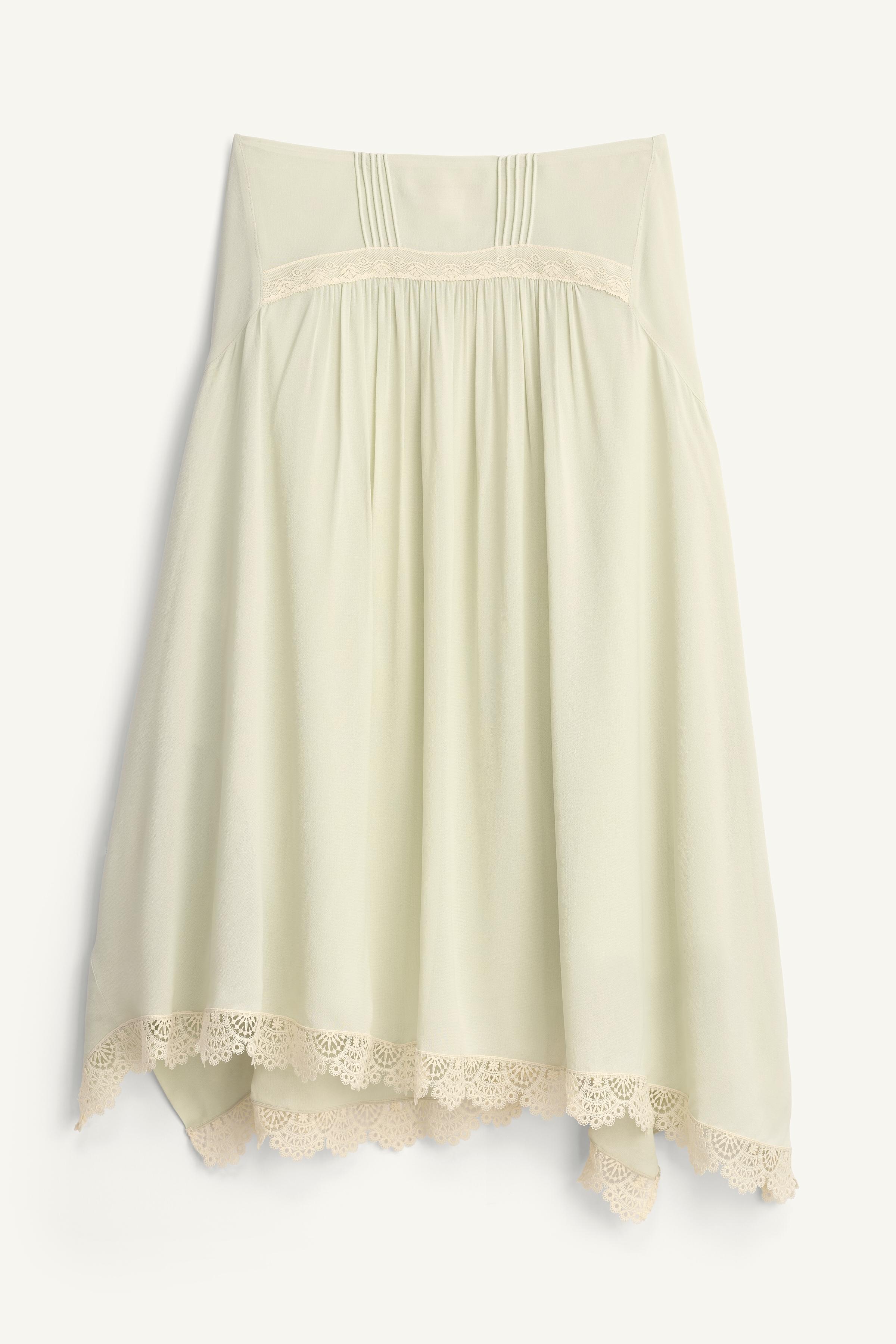 LIMITED EDITION RUFFLED LACE SKIRT