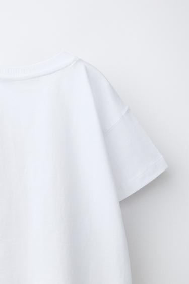 T-SHIRT À IMPRIMÉ ANIMAL - Blanc de Zara - Image 3
