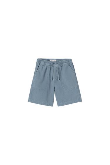 GARMENT DYED BERMUDA SHORTS