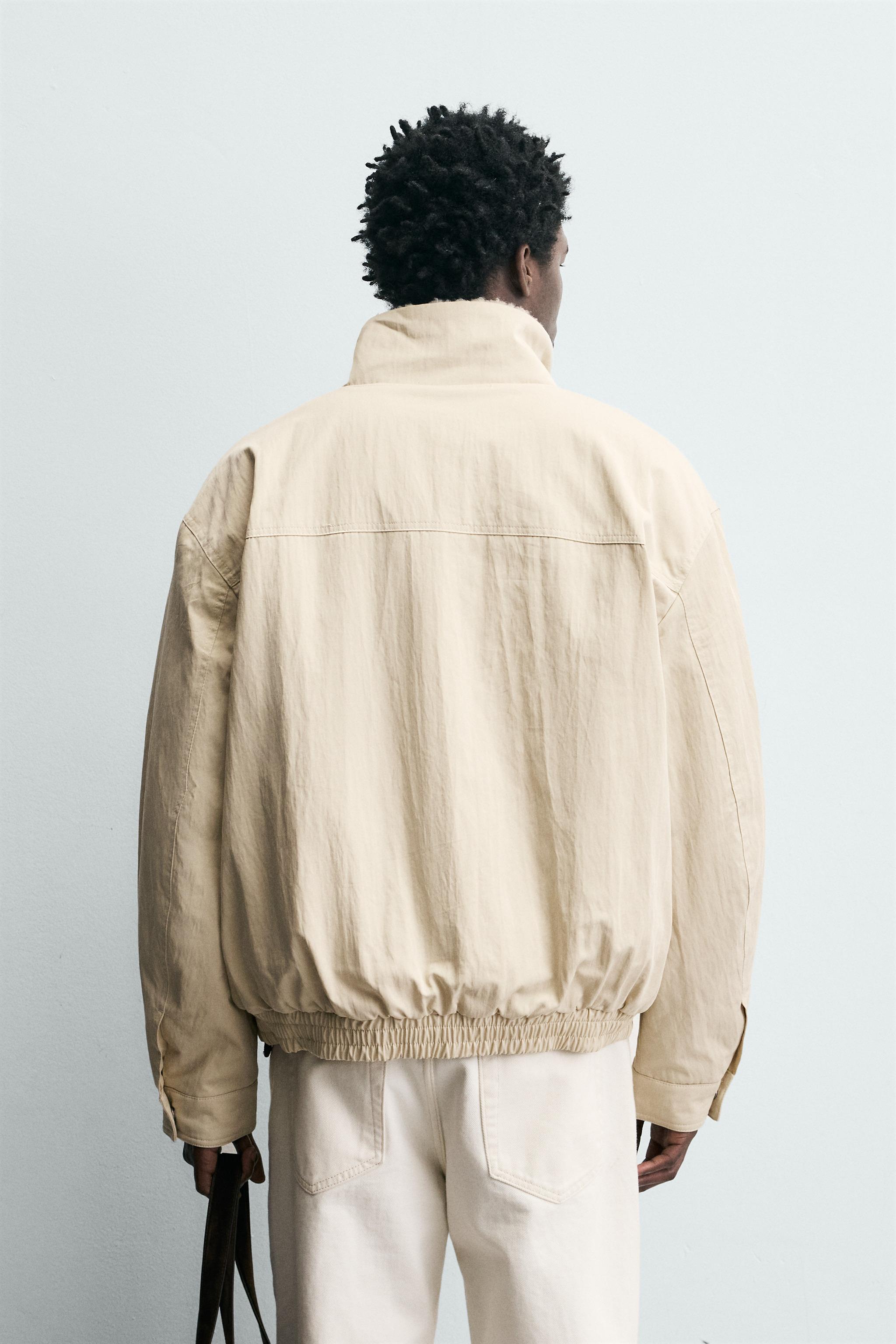 コンビテクニカルジャケット - ベージュ | ZARA Japan / 日本