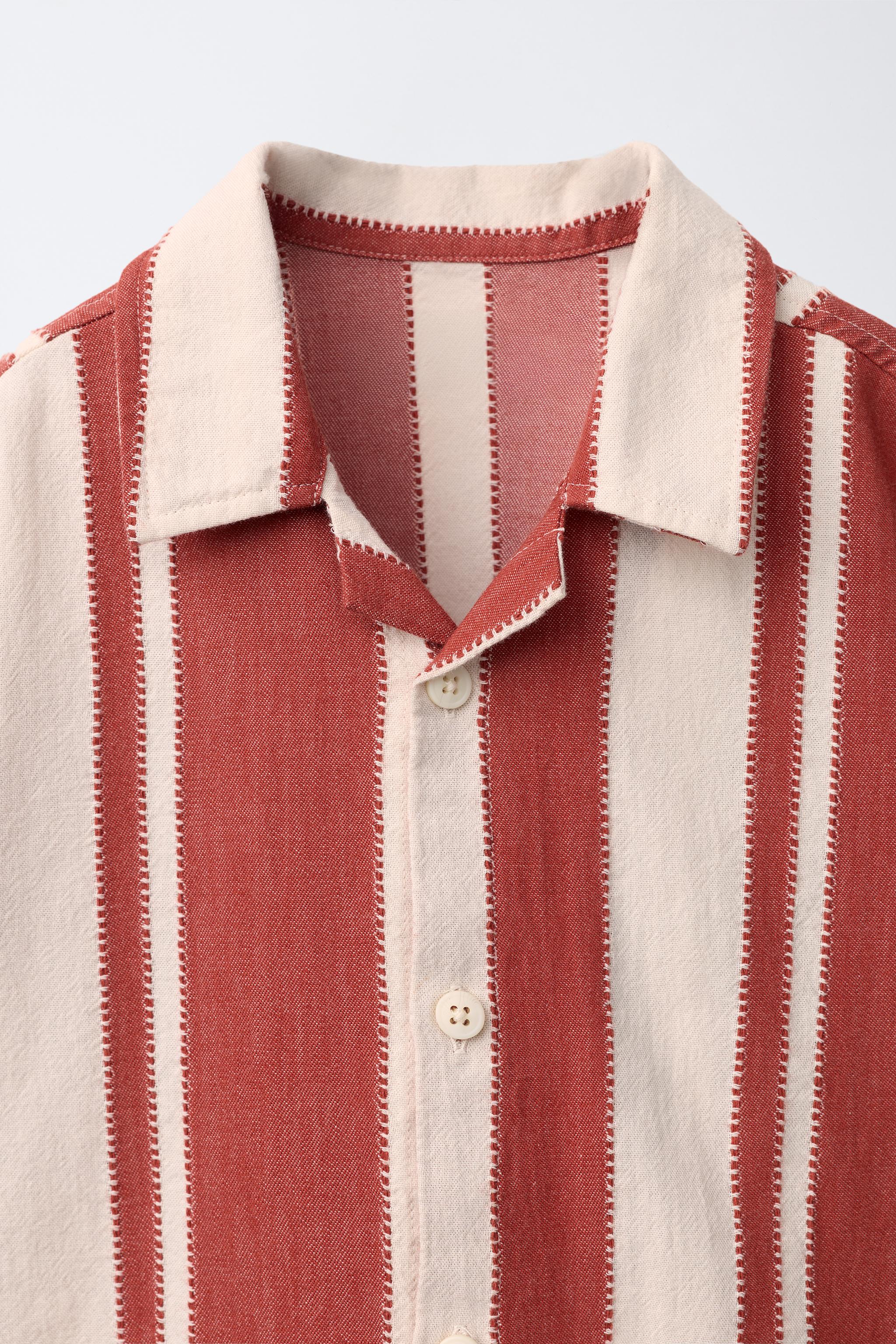STRIPED PRINT SHIRT