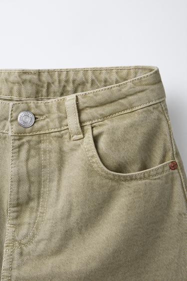 RELAXED BAGGY JEANS - Light khaki by Zara - Image 2