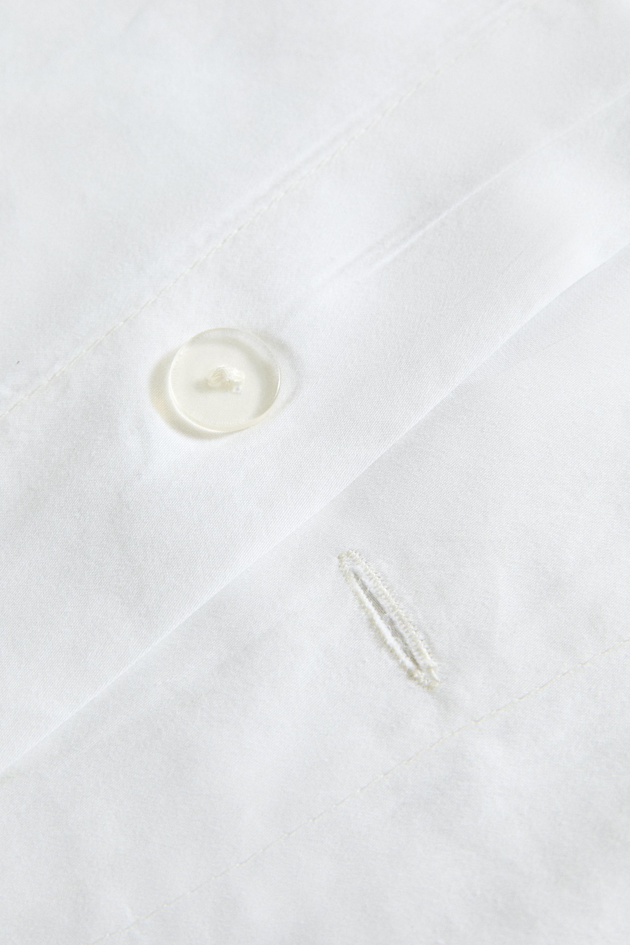 SATEEN DUVET COVER LEAVES AND FLOWERS