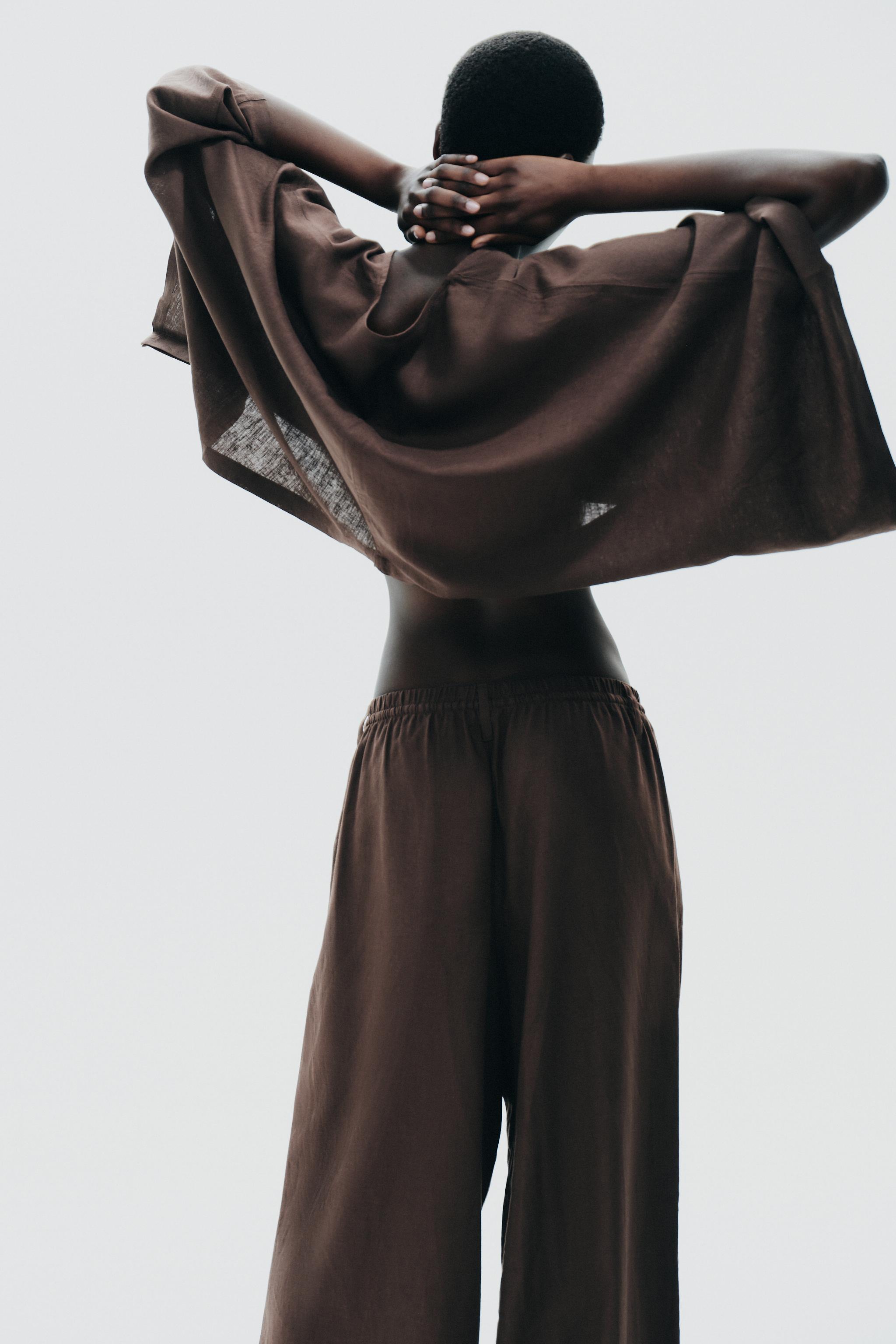 ASYMMETRIC CAPE KIMONO