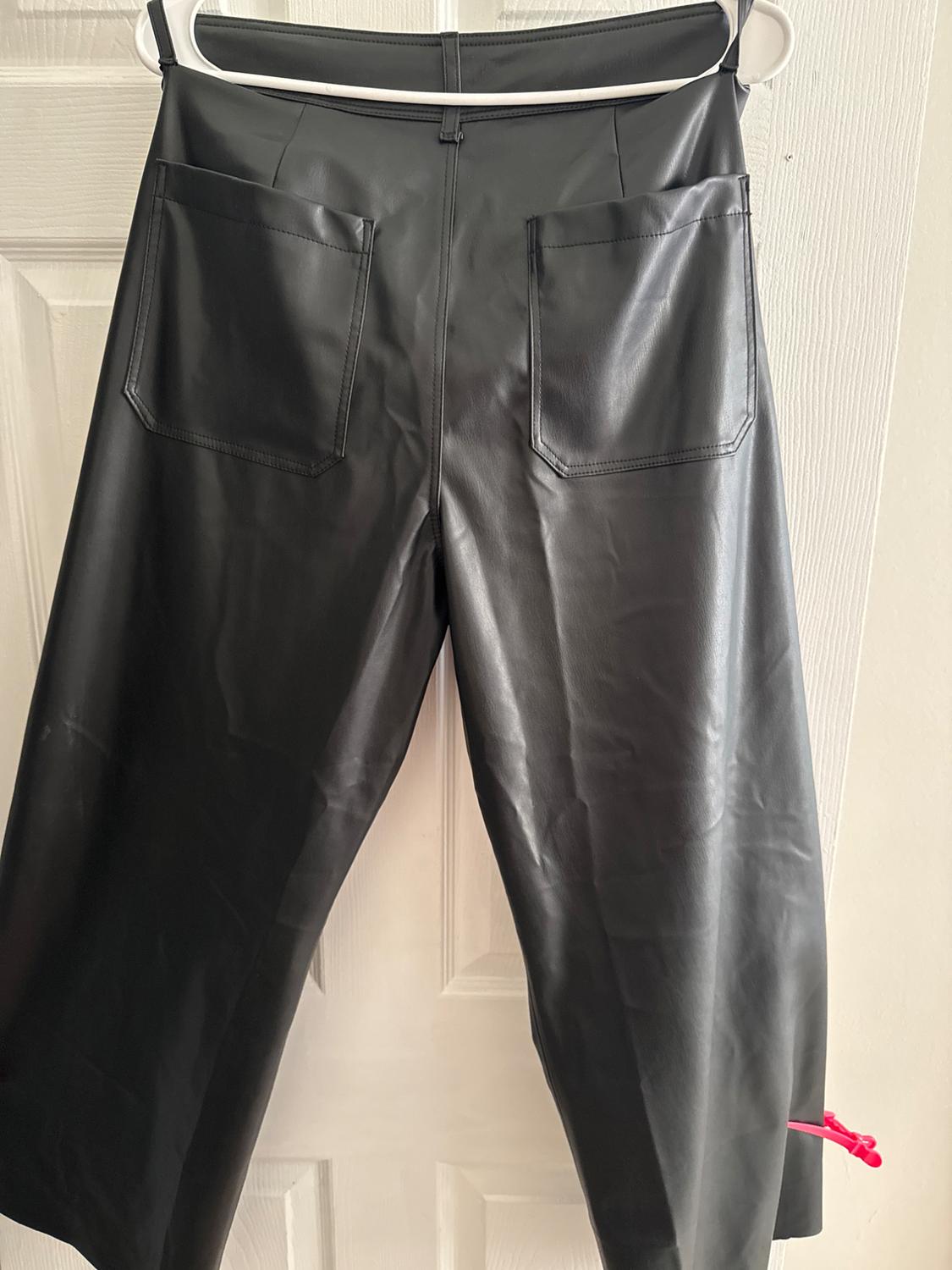 FAUX LEATHER MIDI SKIRT - Image 3
