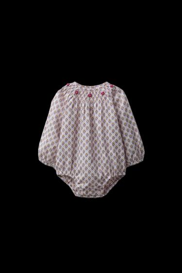 PELELE ESTAMPADO FLORES - Rosa claro de Zara - Imagen 0