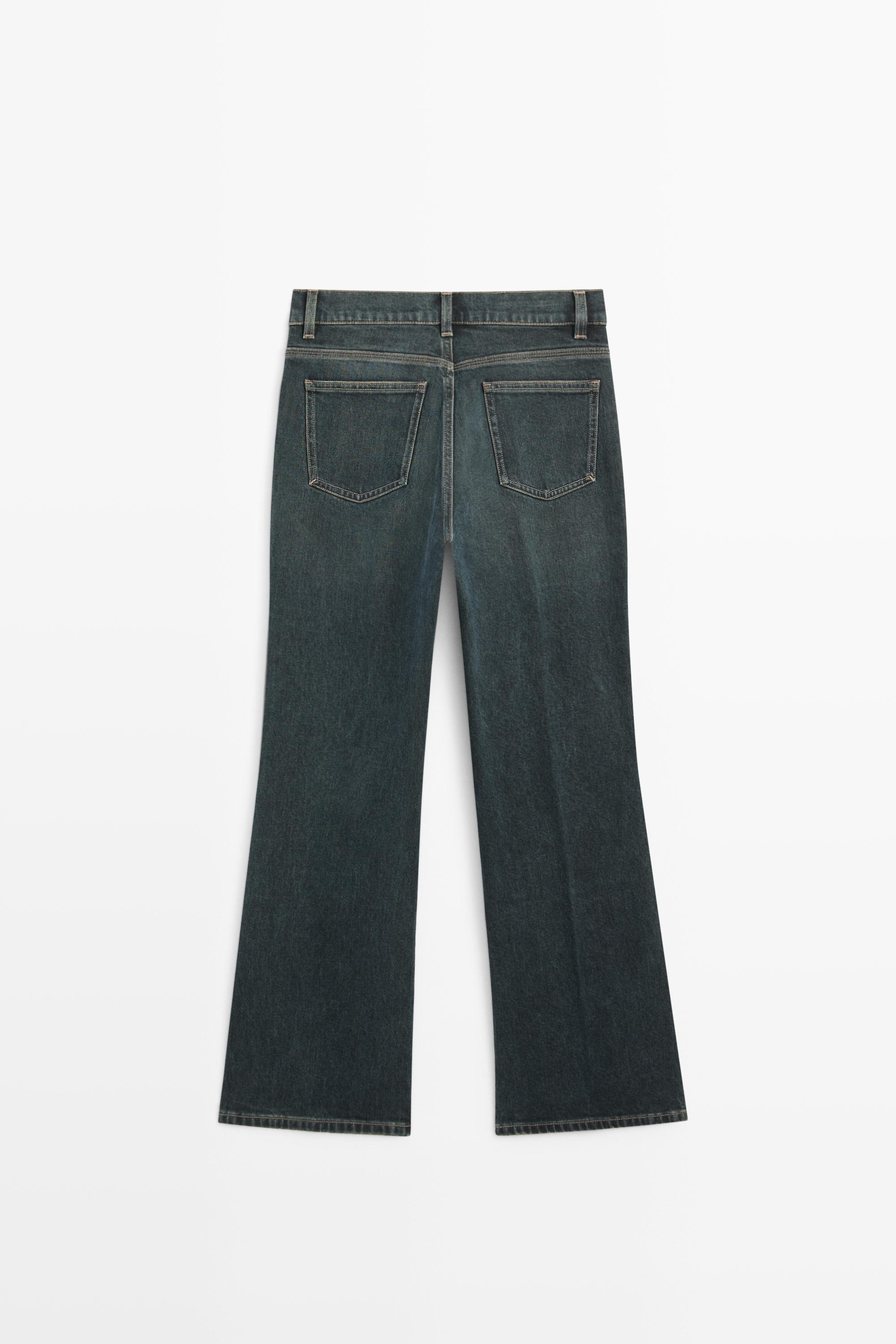 Jean flare taille moyenne