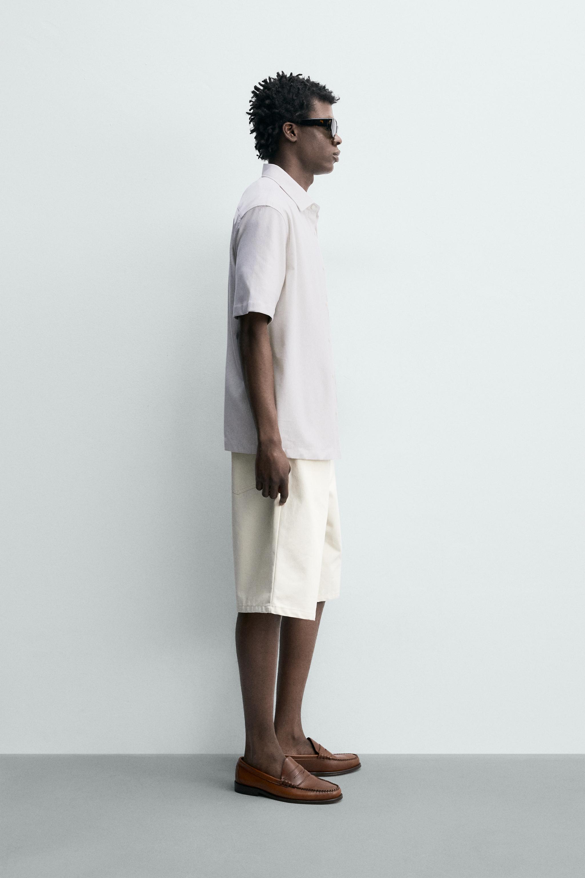 REGULAR FIT TEXTURED SHIRT