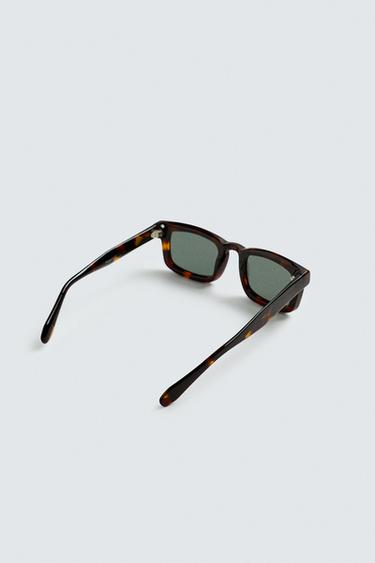 LUNETTES DE SOLEIL RECTANGULAIRES - Écaille de Zara - Image 6