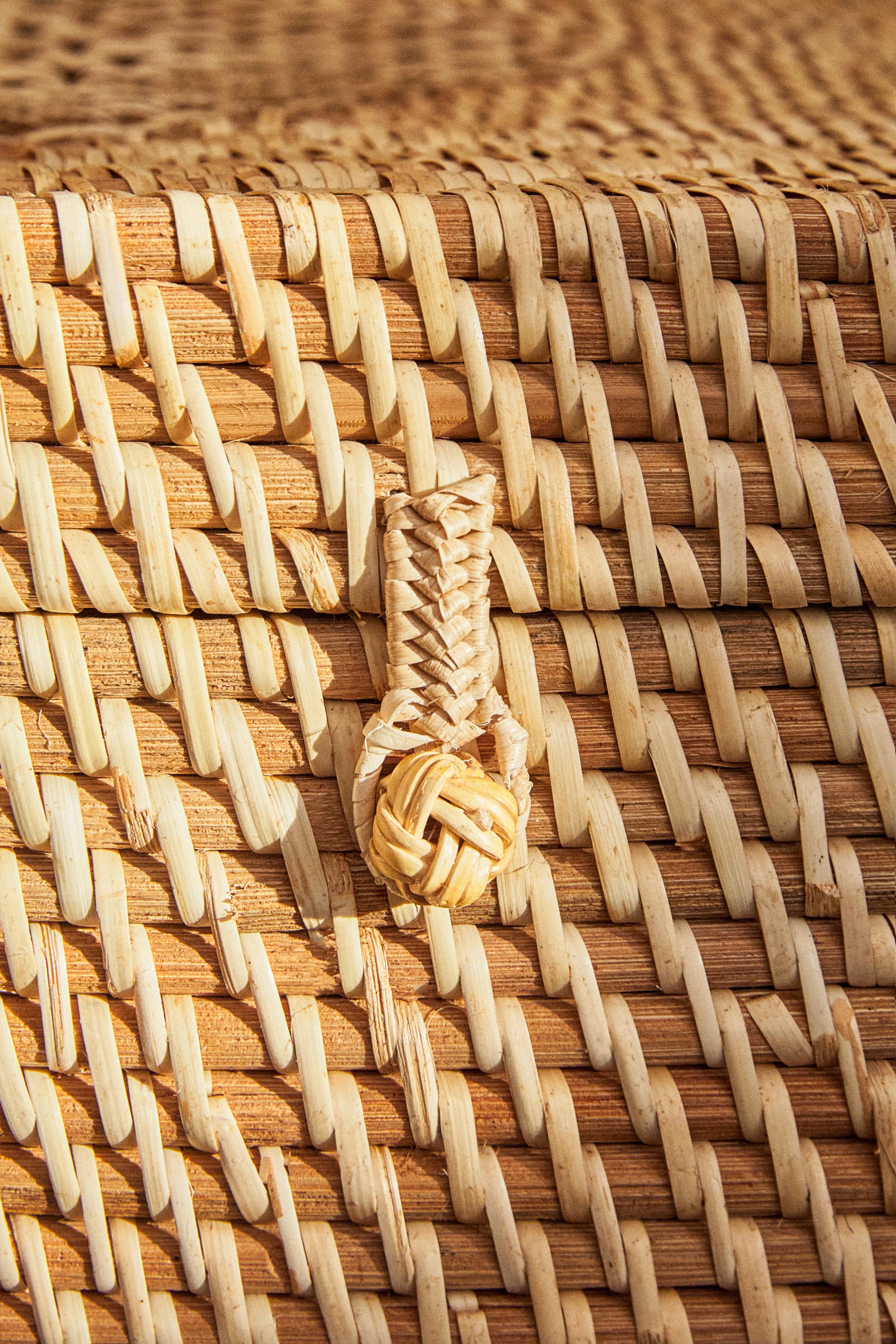 Zara KIDS' RATTAN HOUSE BASKET