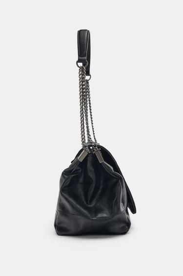 ROCK FLAP SHOULDER BAG - Black by Zara - Image 2