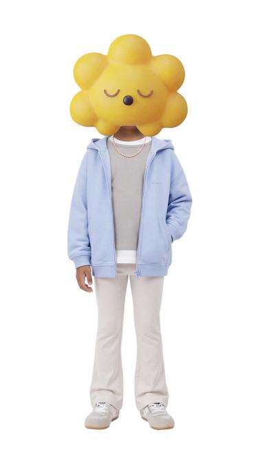 Zara LABEL DETAIL INTERLOCK FLARE LEGGINGS - Sand / Marl