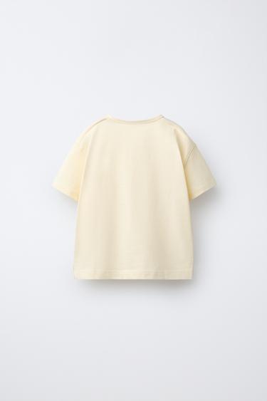 تيشيرت سادة - كريمي by Zara