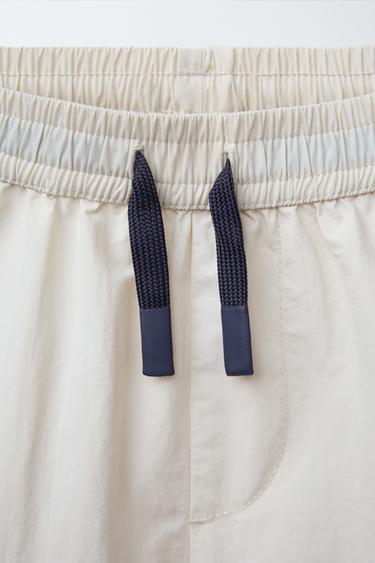 TECHNICAL BERMUDA SHORTS - Ecru by Zara - Image 2