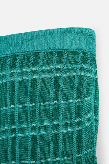 JACQUARD KNIT TROUSERS © OTIS KWAME KYE QUAICOE - Turquoise by Zara - Image 9
