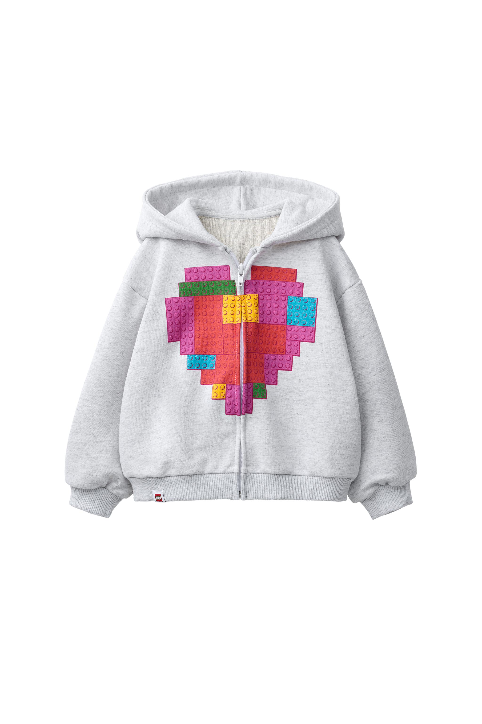 LEGO® ZIP SWEATSHIRT - Gray marl | ZARA Canada
