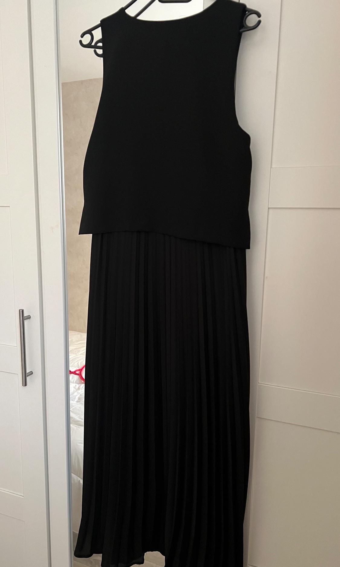 PLEATED CONTRAST WAISTCOAT DRESS - Image 2