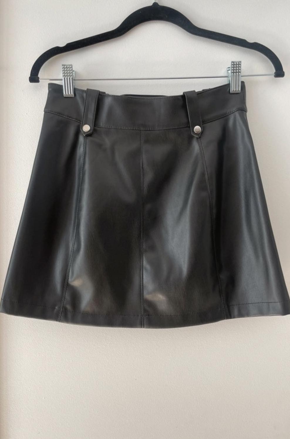 MINI JUPE SIMILI CUIR - Image 4