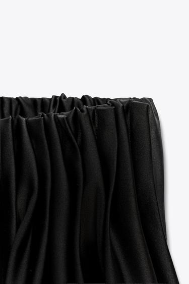 ZW COLLECTION STRAPLESS PADDED TOP - Black by Zara - Image 3