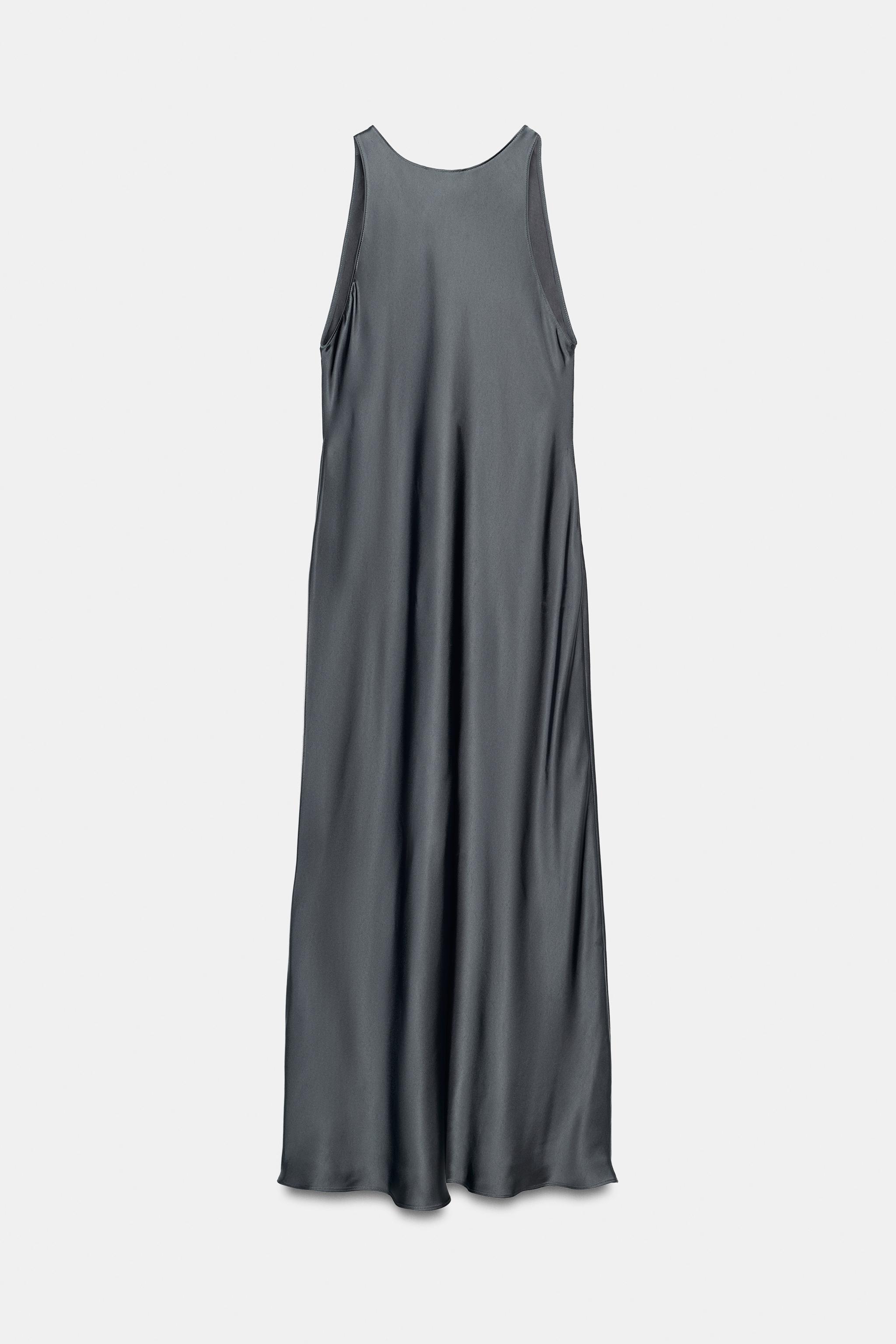 ZW COLLECTION LONG SATIN DRESS