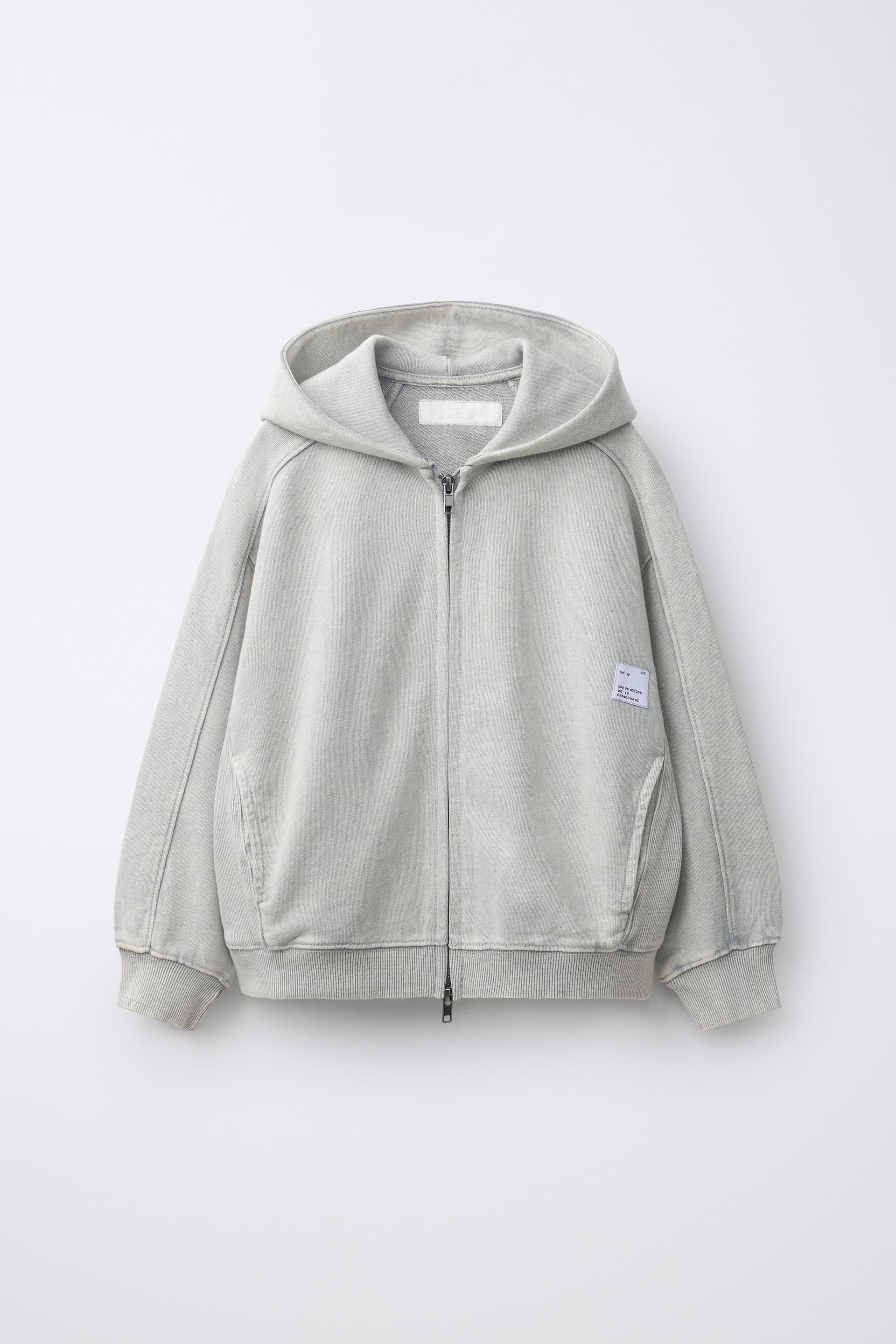 Fade Out Label Zip-Up Hoodie
