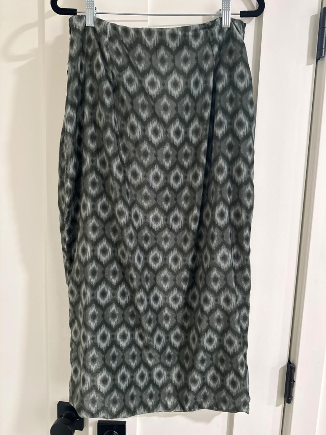 VELVET MIDI SKIRT - Image 3
